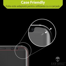 Folie Alien Surface HD, Apple iPhone 8 Plus, protectie ecran, spate, laterale + Alien Fiber Cadou