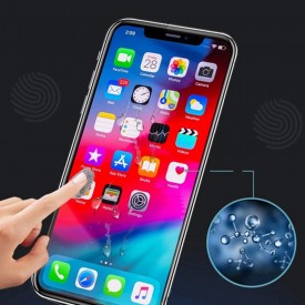 Folie de sticla Apple iPhone 11 PRO MAX, 5D FULL GLUE Negru