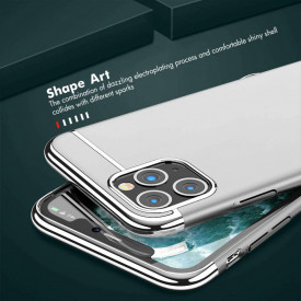 Husa Apple iPhone 11, Elegance Luxury 3in1 Silver