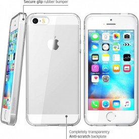 Husa Apple iPhone 5/5S/SE, TPU slim transparent