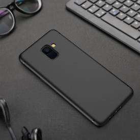 Husa pentru Samsung Galaxy A6 Plus, Perfect Fit , Silicon TPU Negru