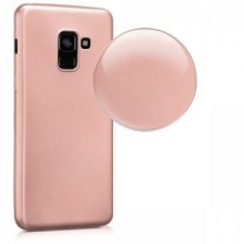 Husa Samsung Galaxy A8 2018, slim antisoc Rose-Gold