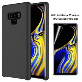 Husa Samsung Galaxy Note 9, silicon slim antisoc Negru