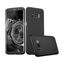 Husa Samsung Galaxy S8 Plus, FullBody Elegance Luxury Black, acoperire completa 360 grade cu folie de protectie gratis