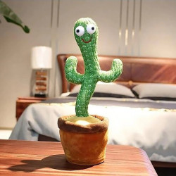 Cactusul dansator este o jucarie interactiva care poate atrage cu usurinta, atat atentia copiilor, cat si pe cea a adultilor. Poate fi un obiect de decor atat la birou, cat si acasa, care va aduce foarte multe zambete si buna dispozitie.