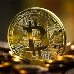 Moneda Bitcoin de Colectie & Suvenir - Criptomoneda Aurie