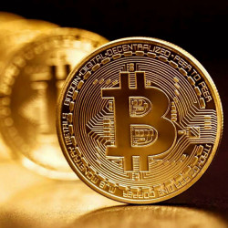Moneda Bitcoin de Colectie & Suvenir - Criptomoneda Aurie