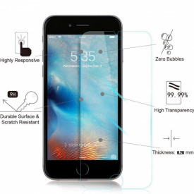 Pachet 2 folii de sticla Apple iPhone 6 / 6S, Case Friendly Transparent