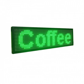 Panou Led de Exterior Programabil/Reclama Luminoasa 100x40 VERDE