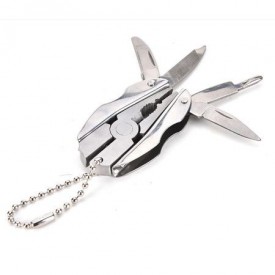 Breloc multifunctional Pro Steel - Patent, Pila, Cutit, Surubelnita