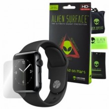 FOLIE ALIEN SURFACE HD, APPLE WATCH 38MM, PROTECTIE ECRAN + ALIEN FIBER CADOU