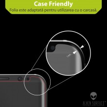 Folie Alien Surface HD, Samsung Galaxy J5 (2017), protectie ecran, spate, laterale + Alien Fiber Cadou
