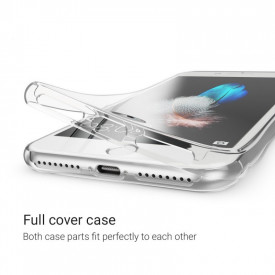 Husa Apple iPhone 7 Plus, FullBody ultra slim TPU , acoperire completa 360 grade