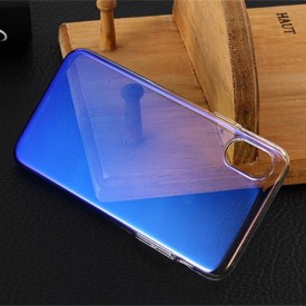 Husa Huawei P30 PRO, Gradient Color Cameleon Albastru-Galben