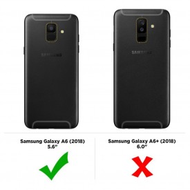 Husa pentru Samsung Galaxy A6 Plus, Perfect Fit , Silicon TPU Negru
