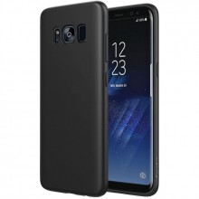 Pachet husa Elegance Luxury Slim Antisoc Black pentru Samsung Galaxy S8 Plus cu folie de protectie gratis !
