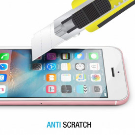 Pachet husa Elegance Luxury Tip Oglinda Rose-Gold pentru Apple Iphone 5 / Apple iPhone 5S / Apple iPhone 5SE cu folie de sticla gratis !