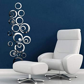 Set Oglinzi Design Modern - Oglinzi Decorative Acrilice Cristal - Diamant - Luxury Home 24 bucati/set