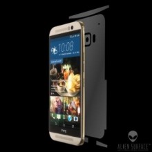 Folie Alien Surface HD, HTC One M9, protectie spate + laterale + Alien Fiber Cadou