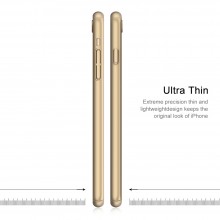 Husa Apple iPhone 6 Plus/6S Plus, FullBody Elegance Luxury Gold, acoperire completa 360 grade cu folie de sticla gratis
