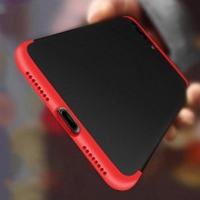 Husa Apple iPhone 7 Plus, FullBody 360° 3in1 Negru-Rosu