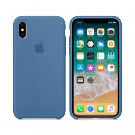 Husa Apple iPhone XS MAX, Silicon antisoc, Albastru