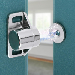 Magnet puternic neodim cu incuietoare magnetica pentru mobila + suruburi de fixare