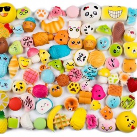 Pachet 10 piese , jucarii Squishy breloc cu revenire lenta