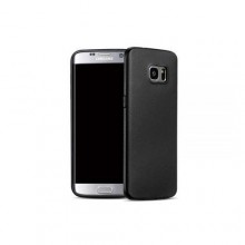 Pachet husa Elegance Luxury Antisoc TPU Black pentru Samsung Galaxy S7 Edge cu folie de sticla Clear gratis !