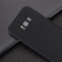 Pachet husa Elegance Luxury Slim Antisoc Black pentru Samsung Galaxy S8 cu folie de protectie gratis