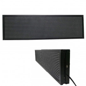 Panou Led de Exterior Programabil/Reclama Luminoasa 130x20 ROSU