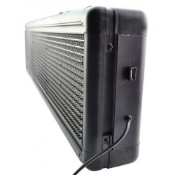 Panou LED exterior programabil și personalizabil, cu afișaj digital și reclamă luminoasă LED. Dimensiuni 70x40 cm, culoare albă. Creșteți-vă vizibilitatea și atrageți mai mulți clienți cu acest panou LED publicitar.