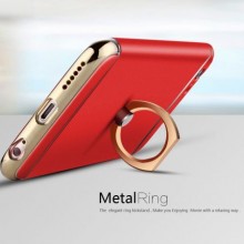 Husa Apple iPhone 6/6S , Elegance Luxury 3in1 Ring Red