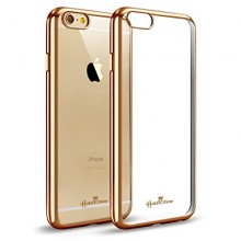 Husa Apple iPhone 6/6S, placata Auriu (ELECTROPLATING GOLD)