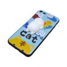Husa Apple iPhone 7 Plus, Elegance Luxury Squishy Blue