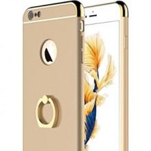 Husa Apple iPhone 8, Elegance Luxury 3in1 Ring Auriu