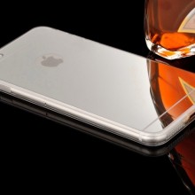 Husa Apple iPhone 8, Elegance Luxury tip oglinda Argintiu