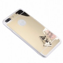 Husa Apple iPhone 8 Plus, Elegance Luxury tip oglinda Auriu