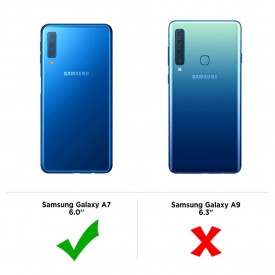 Husa pentru Samsung Galaxy A7 2018, Perfect Fit , Silicon TPU Negru