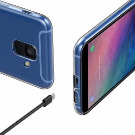 Husa Samsung Galaxy A6, Silicon TPU slim Transparenta