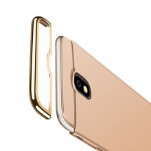 Husa Samsung Galaxy J7 2017, Elegance Luxury 3in1 Auriu