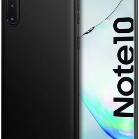 Husa Samsung Galaxy Note 10, silicon slim antisoc Negru