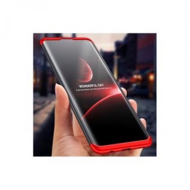 Husa Samsung Galaxy S10, Elegance Luxury, 360° 3in1 Negru-Rosu