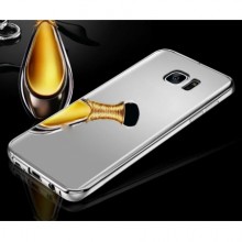Husa Samsung Galaxy S7 Edge, Elegance Luxury tip oglinda Silver