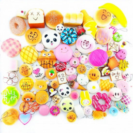 Pachet 15 piese , jucarii Squishy breloc cu revenire lenta