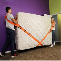 Set 2 curele pentru ridicat si transportat mobilier, cu lungime reglabila, rezistenta 1000kg,