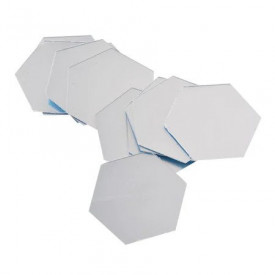 Set Oglinzi Design Hexagon - Oglinzi Decorative Acrilice Silver 29 buc