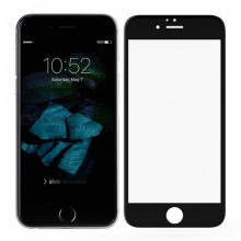 Folie de sticla 5D Apple iPhone 8, Elegance Luxury margini colorate Black