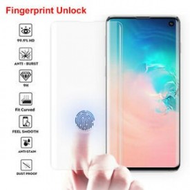 Folie de sticla Samsung Galaxy S10, FULL GLUE Transparent UV