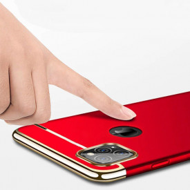 Husa Apple iPhone 11 PRO, Elegance Luxury 3in1 Rosu
